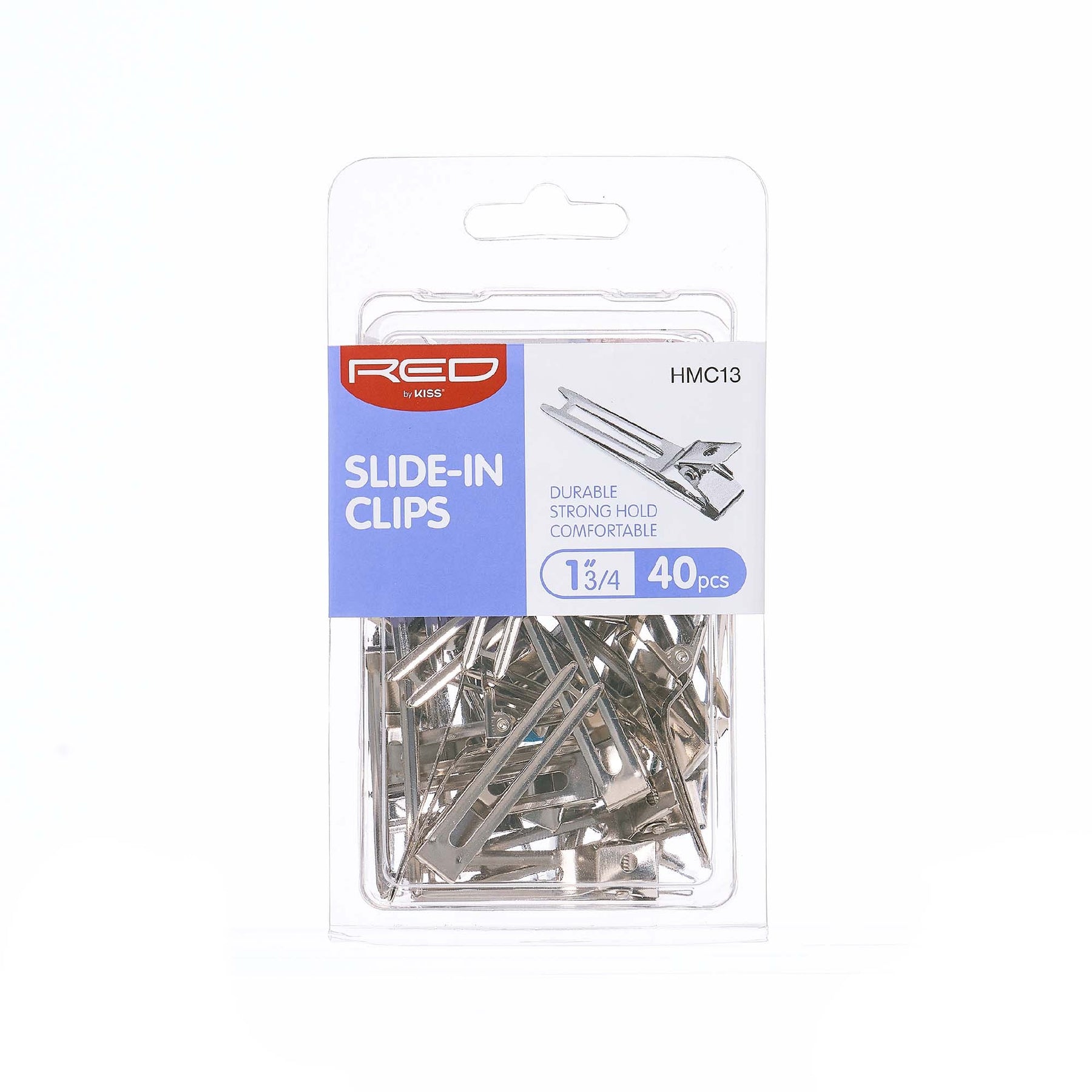 Diaytar Sénégal Clips coulissants rouges par Kiss 40PCS #HMC13 Beauty