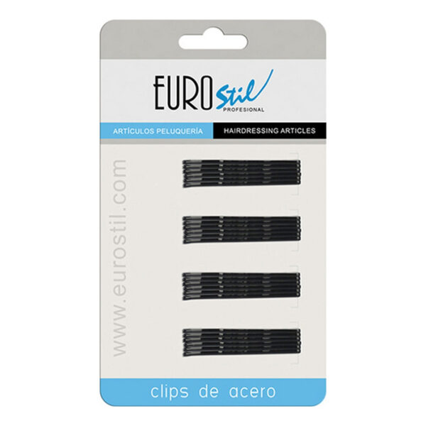 Diaytar Sénégal Clips Eurostil 5 cm Noir Onduleur (24 pcs)