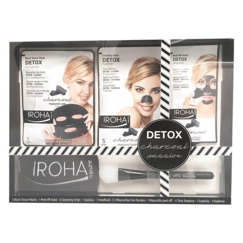 Diaytar Sénégal Coffret Cosmétique Femme Detox Charcoal Black Passion Iroha (7 pcs) 