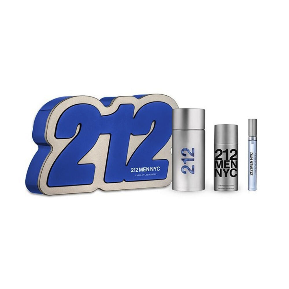 Diaytar Sénégal Coffret Parfum Homme Carolina Herrera 212 Men NYC (3 pièces) 