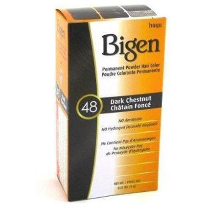 Diaytar Sénégal Coloration permanente des cheveux en poudre Bigen - Châtain foncé #48 0,21 OZ Hair Care