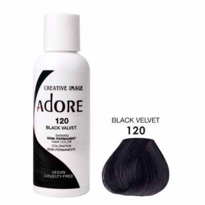 Coloration cheveux semi permanente black velvet 120