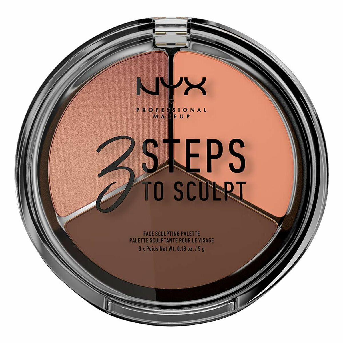 Diaytar Sénégal Étui de Maquillage NYX 3 Steps to Sculpt Deep (5 g) 
