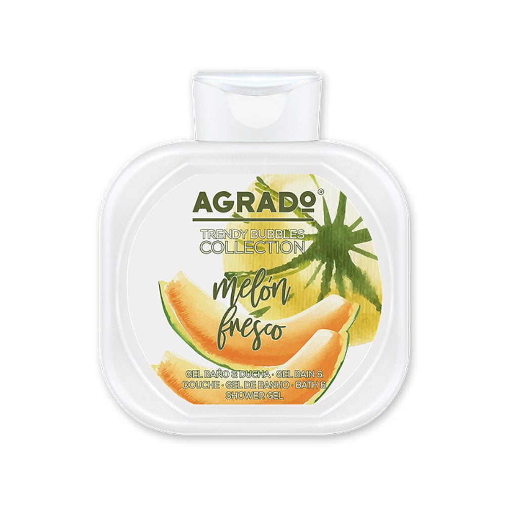 Diaytar Sénégal Gel de douche Trendy Bubbles Collection Agrado Melon (750 ml) 
