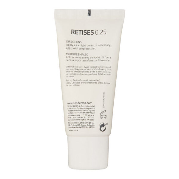 Diaytar Sénégal Crème régénératrice anti-rides Sesderma Retises 0,25 (30 ml)