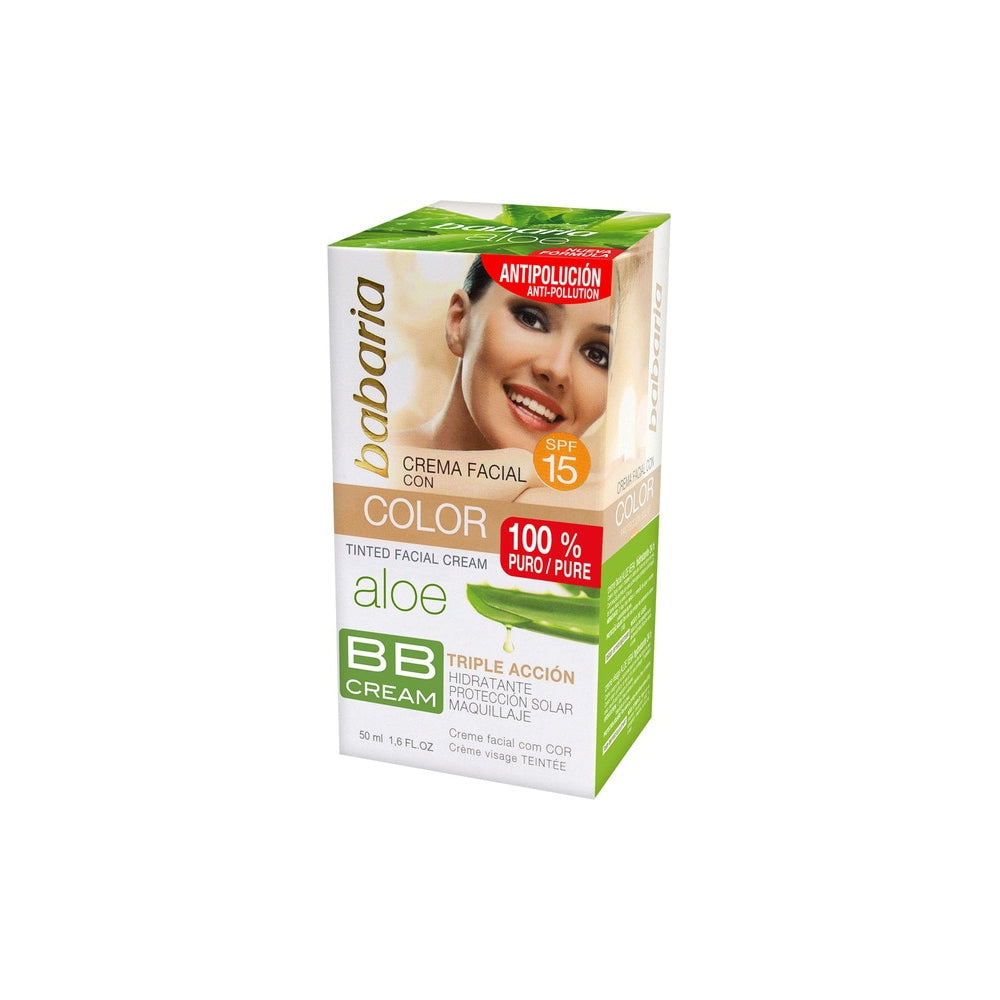 Diaytar Sénégal Crème Hydratante Effet Maquillage Babaria Aloe Vera SPF 15 (50 ml) 