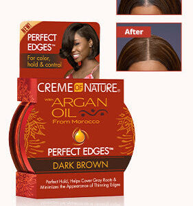 Diaytar Sénégal Creme of Nature Argan Oil Perfect Edges™ Brun Foncé 2.25oz BRAND,HAIR