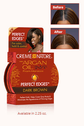Diaytar Sénégal Creme of Nature Argan Oil Perfect Edges™ Brun Foncé 2.25oz BRAND,HAIR