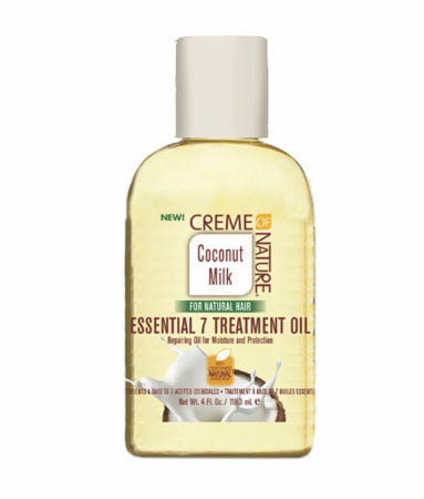 Diaytar Sénégal Creme of Nature Lait de coco pour cheveux naturels Essential 7 Huile de traitement 4 oz BRAND,HAIR