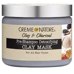 Diaytar Sénégal Creme of Nature Masque à l'argile détoxifiant pré-shampooing à l'argile et au charbon 11,5 oz BRAND,HAIR