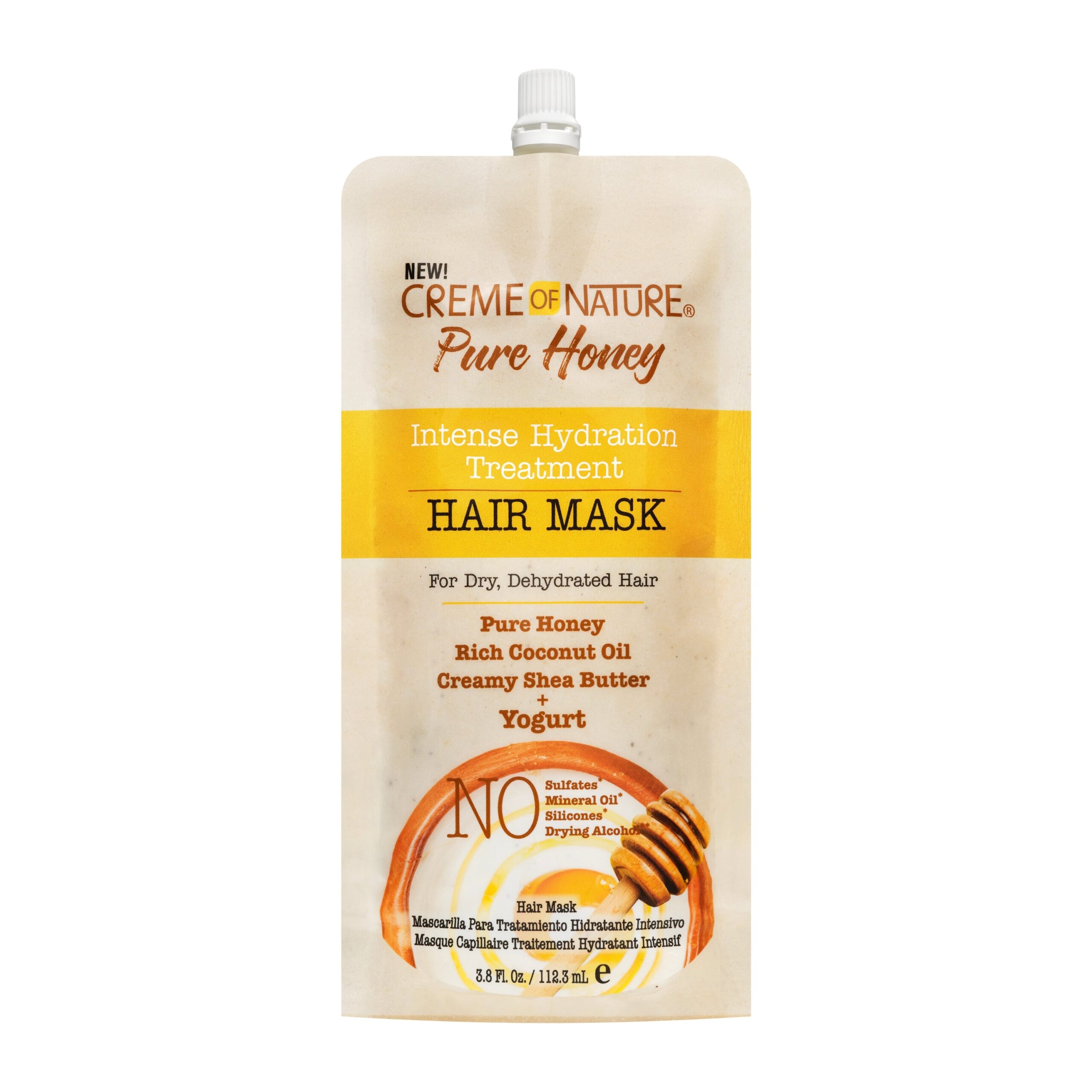 Diaytar Sénégal Creme of Nature Traitement d'hydratation intense au miel pur 3,8 oz BRAND,HAIR