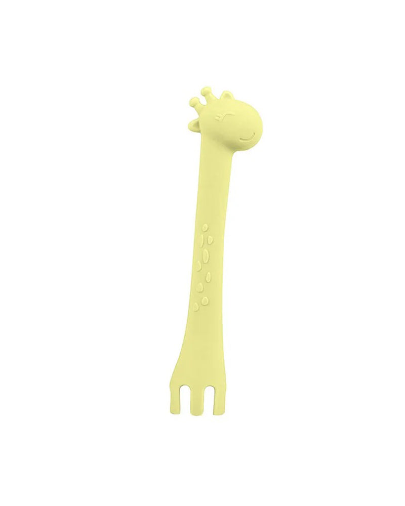 Diaytar Sénégal cuillère en silicone girafe kikkaboo - jaune - default title 