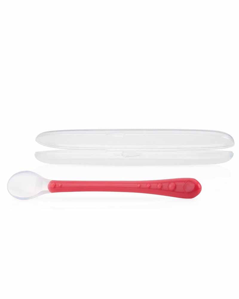 Diaytar Sénégal cuillère souple en silicone nûby +3m - rouge - default title 