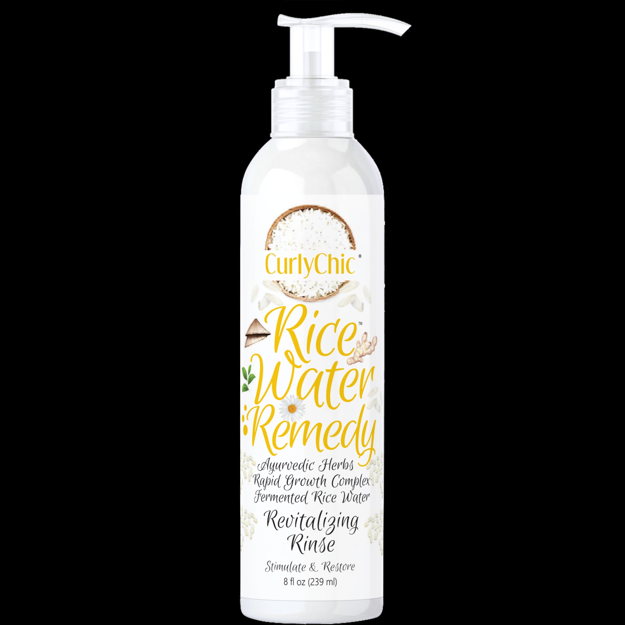 Diaytar Sénégal CurlyChic Rice Water Remedy Rinçage revitalisant 8 oz BRAND,HAIR
