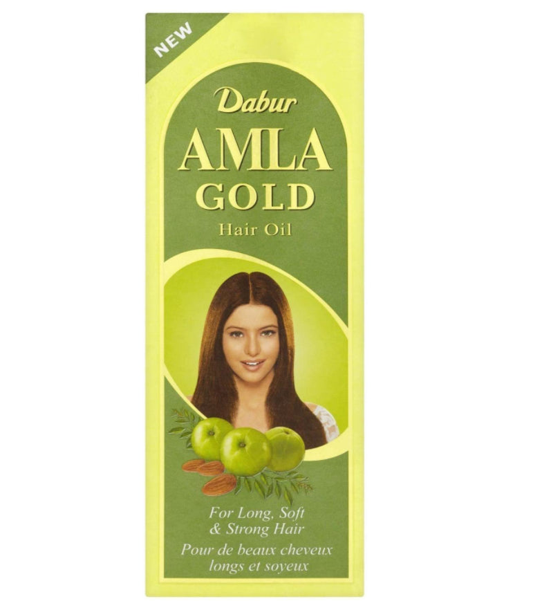 Dabur Amla Gold Hair Oil - Huile d'amla, amande et henné pour