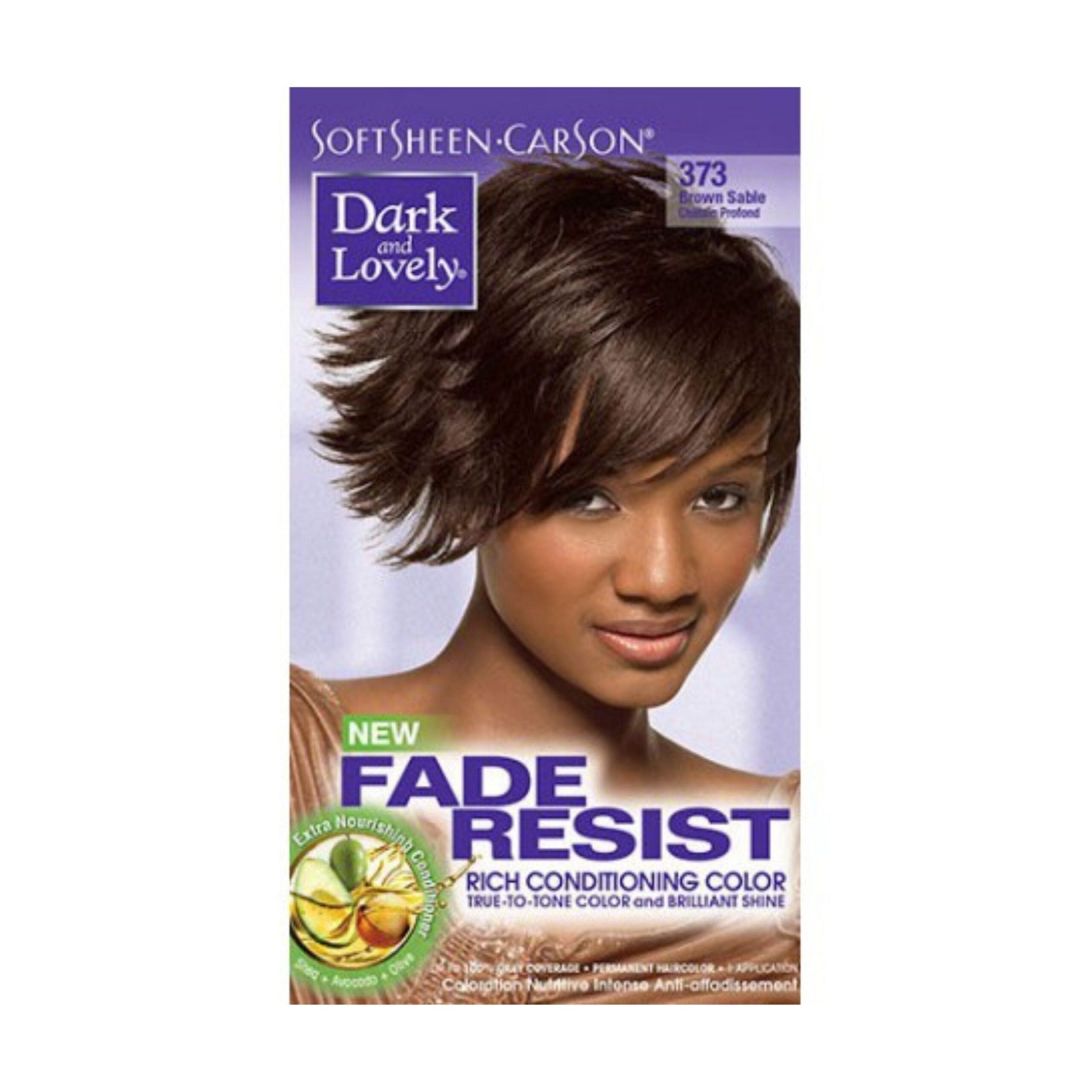 Diaytar Sénégal Dark & Lovely Fade Resist Coloration permanente 373 Brown Sable 