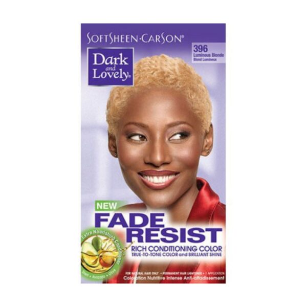 Diaytar Sénégal Dark & Lovely Fade Resist Coloration permanente 396 Luminous Blonde