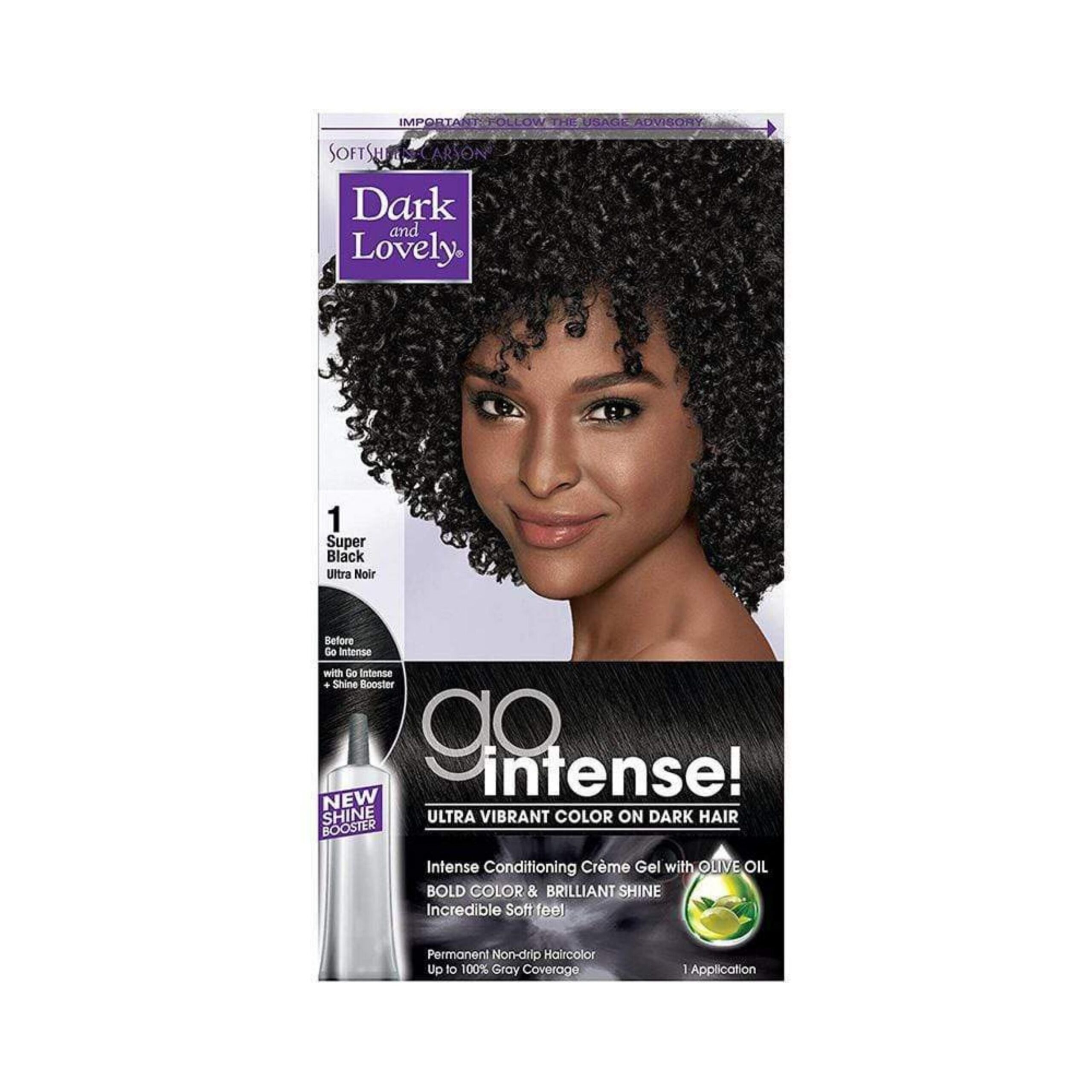 Diaytar Sénégal Dark & Lovely Go Intense Coloration permanente 1 Super Black 