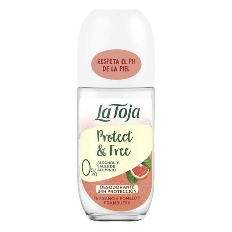 Diaytar Sénégal Déodorant Roll-On Protect & Free La Toja Framboise Pamplemousse (50 ml) 