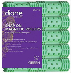 Diaytar Sénégal Diane 7/8" Snap-On Magnetic Rollers 10-Pack #D4718 Beauty