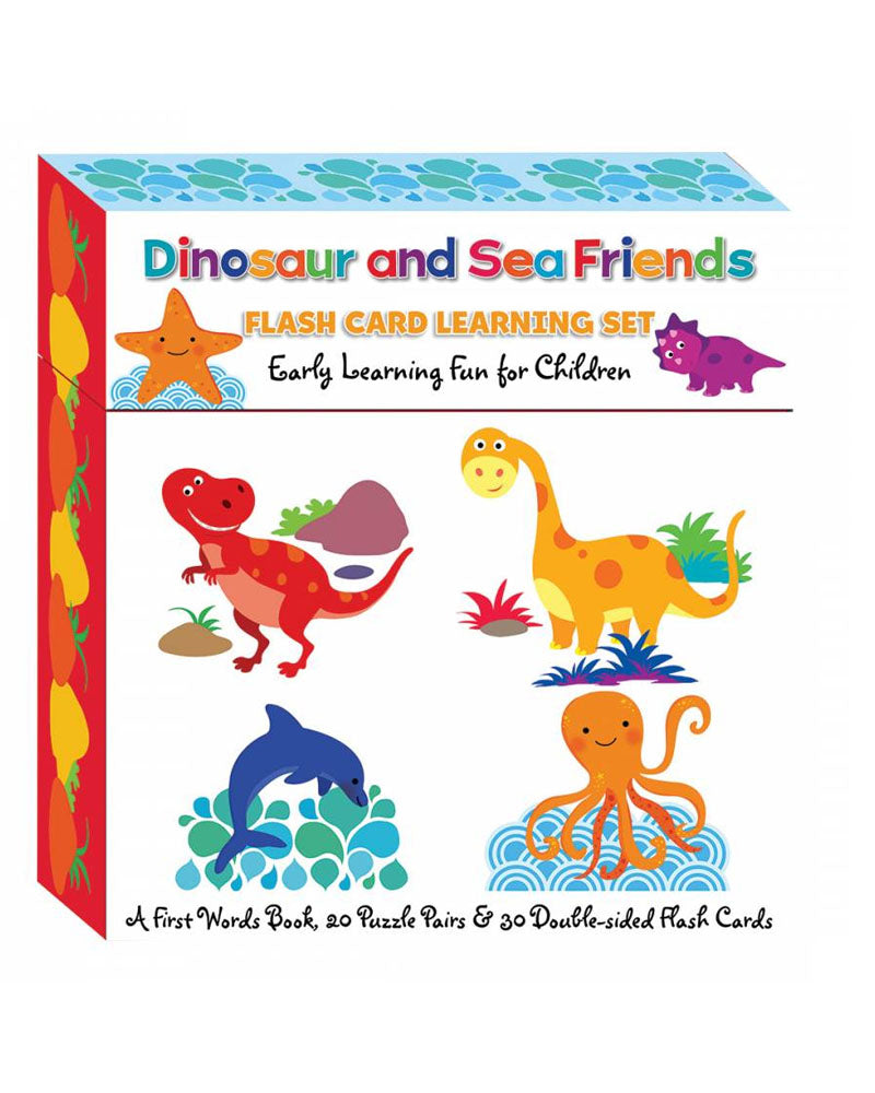 Diaytar Sénégal dinosaur & friends flash card learning set - default title 