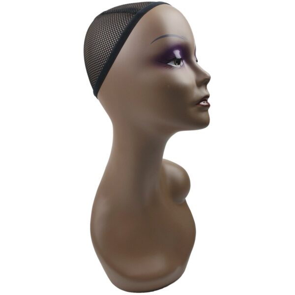 Diaytar Sénégal Divatress Premium 18" Mannequin Wig Head Dark Beauty
