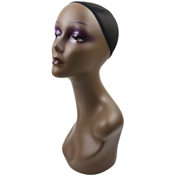 Diaytar Sénégal Divatress Premium 18" Mannequin Wig Head Dark Beauty