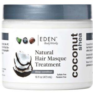 Diaytar Sénégal Eden BodyWorks Masque capillaire au karité et à la noix de coco 16 oz HAIR,BRAND