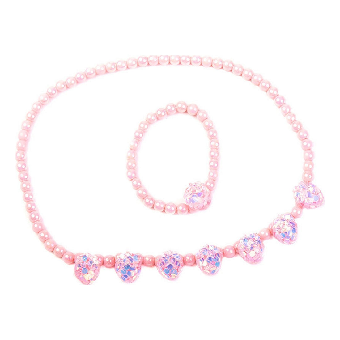 Diaytar Sénégal Ensemble collier et bracelets Inca Strawberries Unisex (2 pcs) 