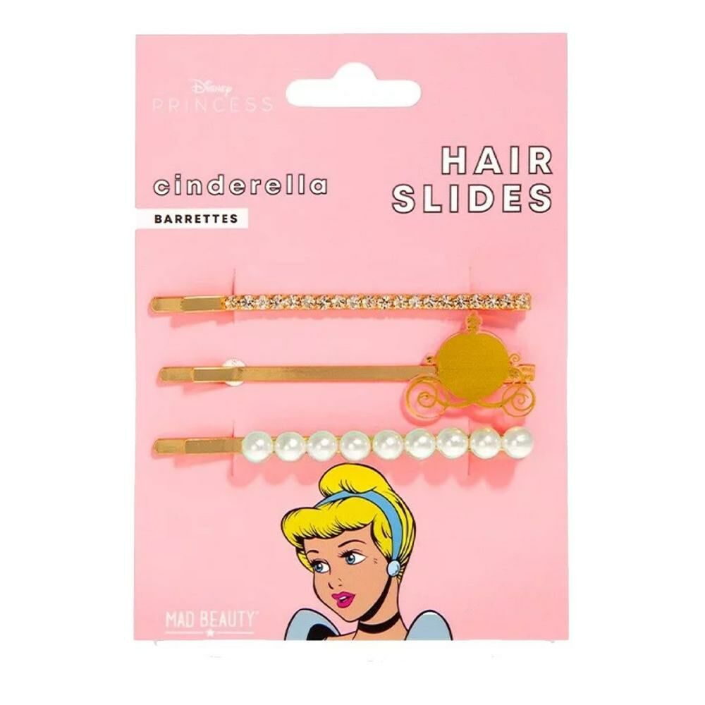 Diaytar Sénégal Épingle à cheveux Mad Beauty DIsney Princesse Cendrillon Doré (3 pcs) 