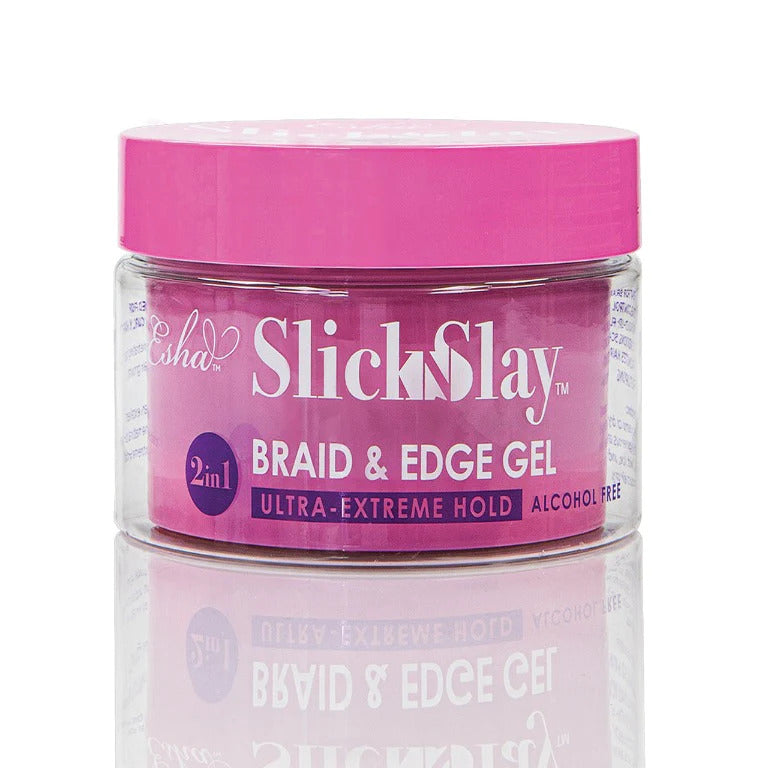 Diaytar Sénégal Esha SlickSlay 2 in 1 Braid & Edge Gel - Ultra Extreme Hold 5 OZ Hair Care