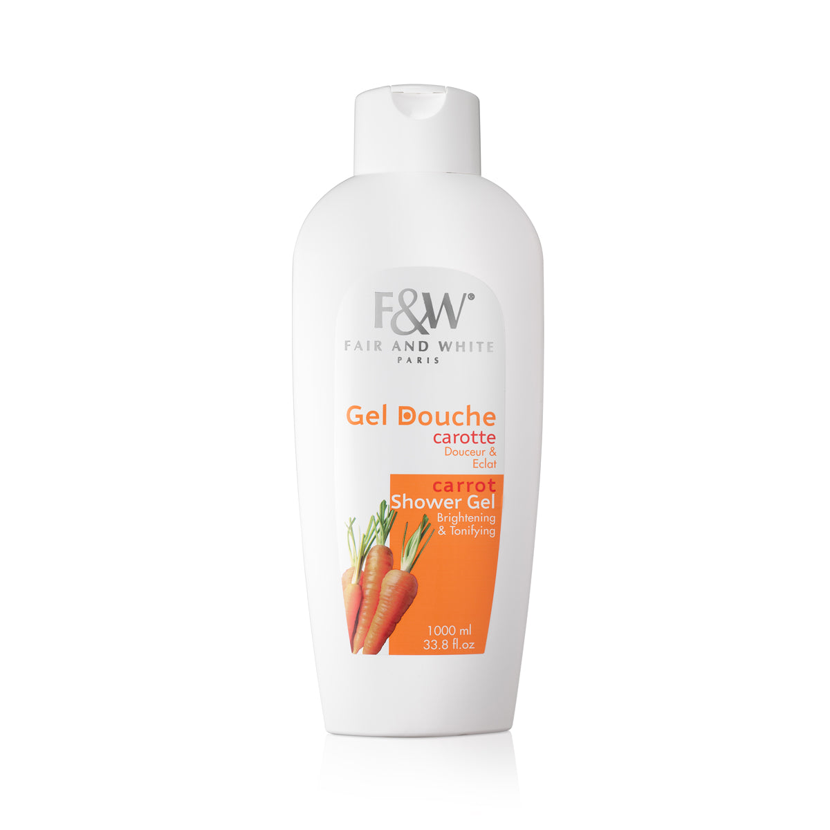 Diaytar Sénégal Fair & White Original Carotte Gel Douche Douceur & Eclat 1000 ml 