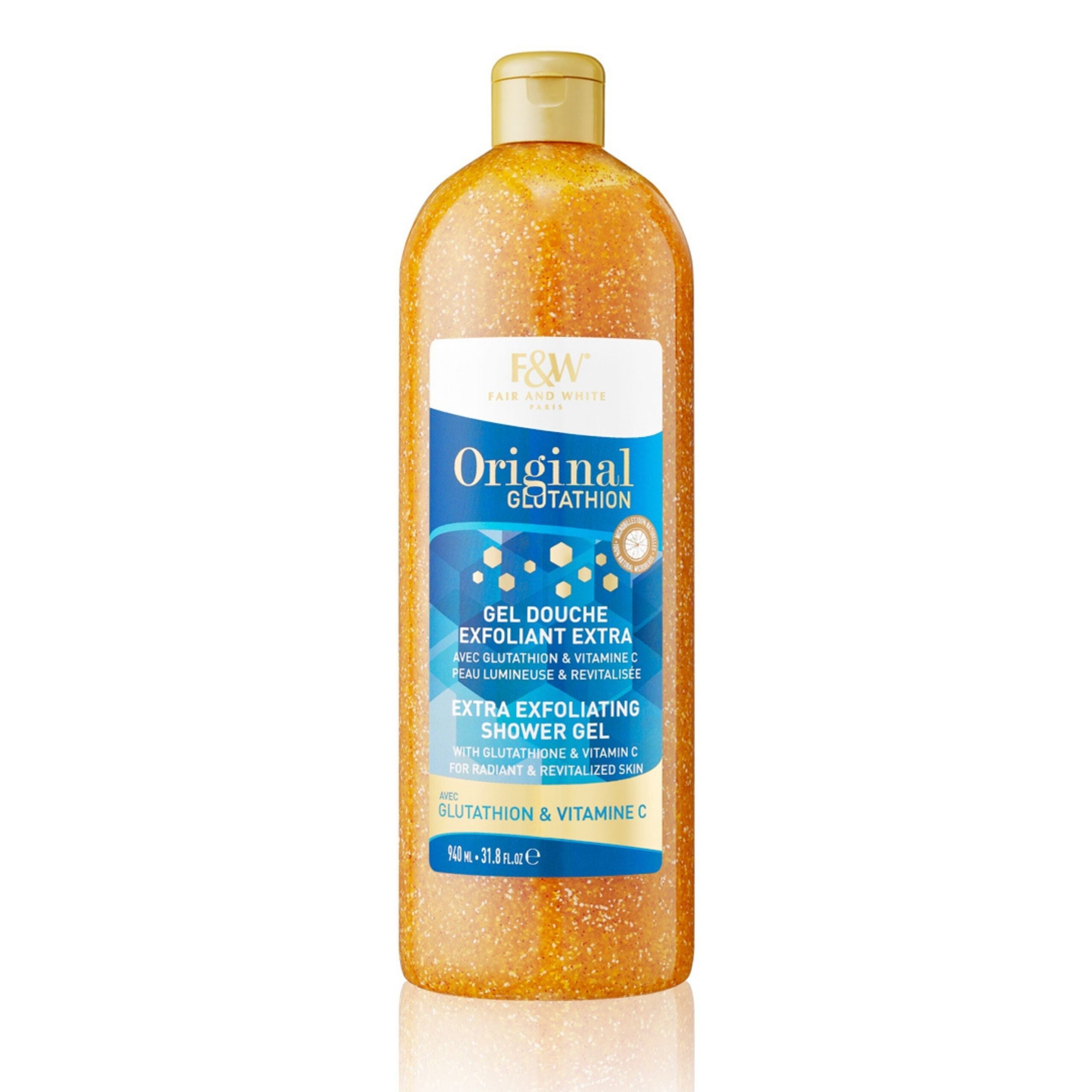 Diaytar Sénégal Fair & White Original Glutathion Gel Douche Exfoliant Extra 940 ml 