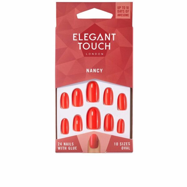 Diaytar Sénégal False Nails Elegant Touch Polished Color Oval Nancy (24 uds)