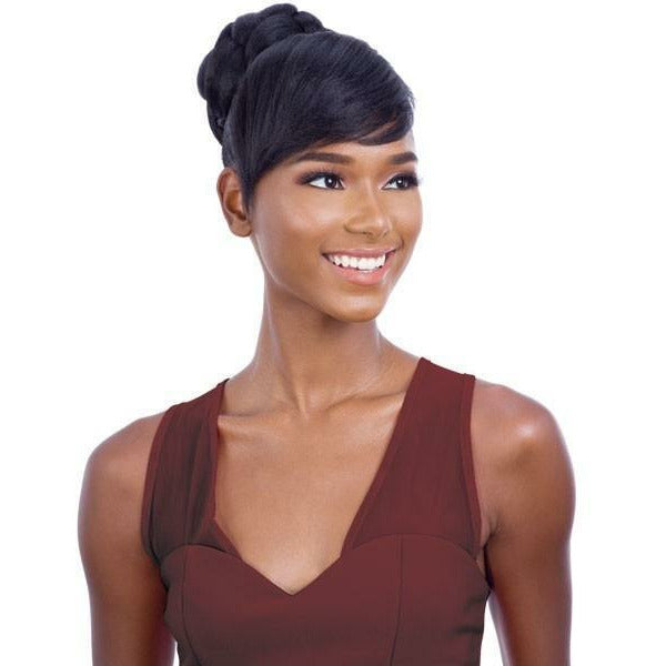 Diaytar Sénégal FreeTress Equal Synthetic Bun & Bang – Fancy Bun Bang (Swoop Side Bang) Ponytails