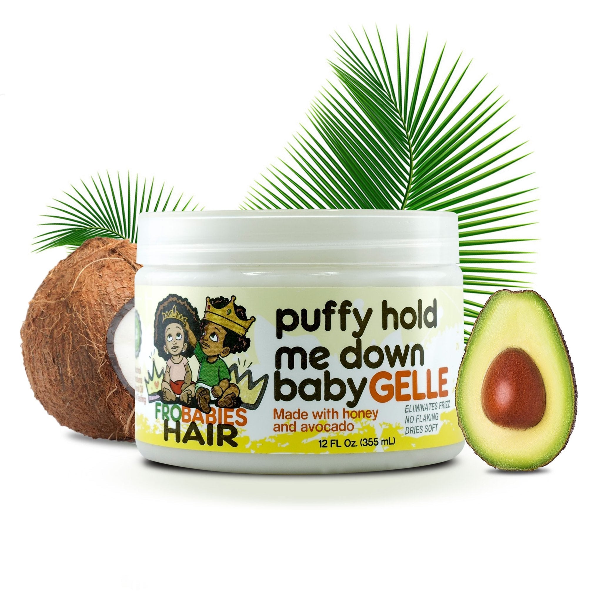 Diaytar Sénégal FroBabies Hair Puffy Hold Me Down Baby Gelle 12 oz BRAND,HAIR