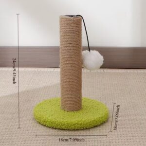 Griffoir d'intérieur newstyle pour chat avec boule suspendue, griffoir durable avec corde