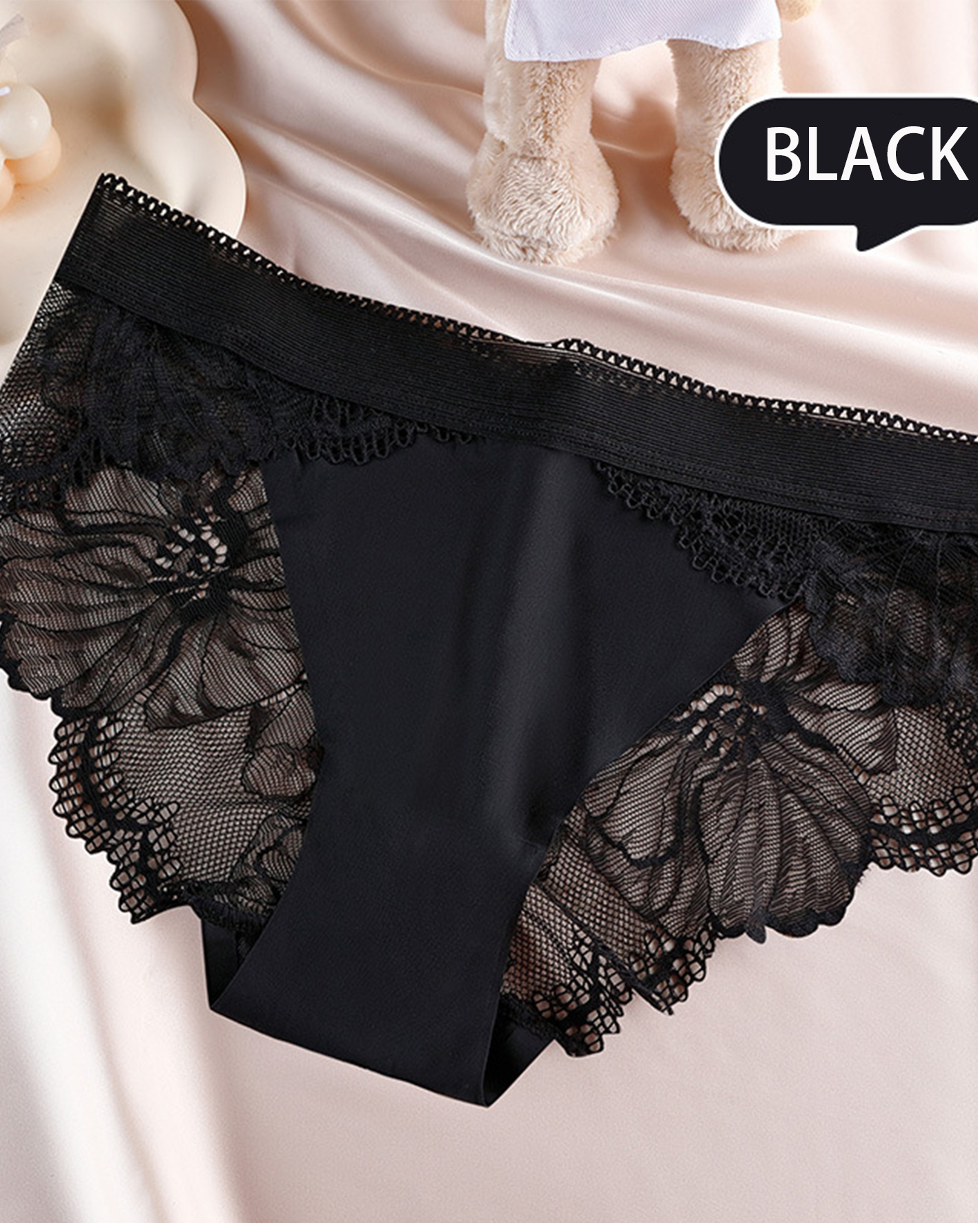  Sous-vêtements de luxe en dentelle et soie - 