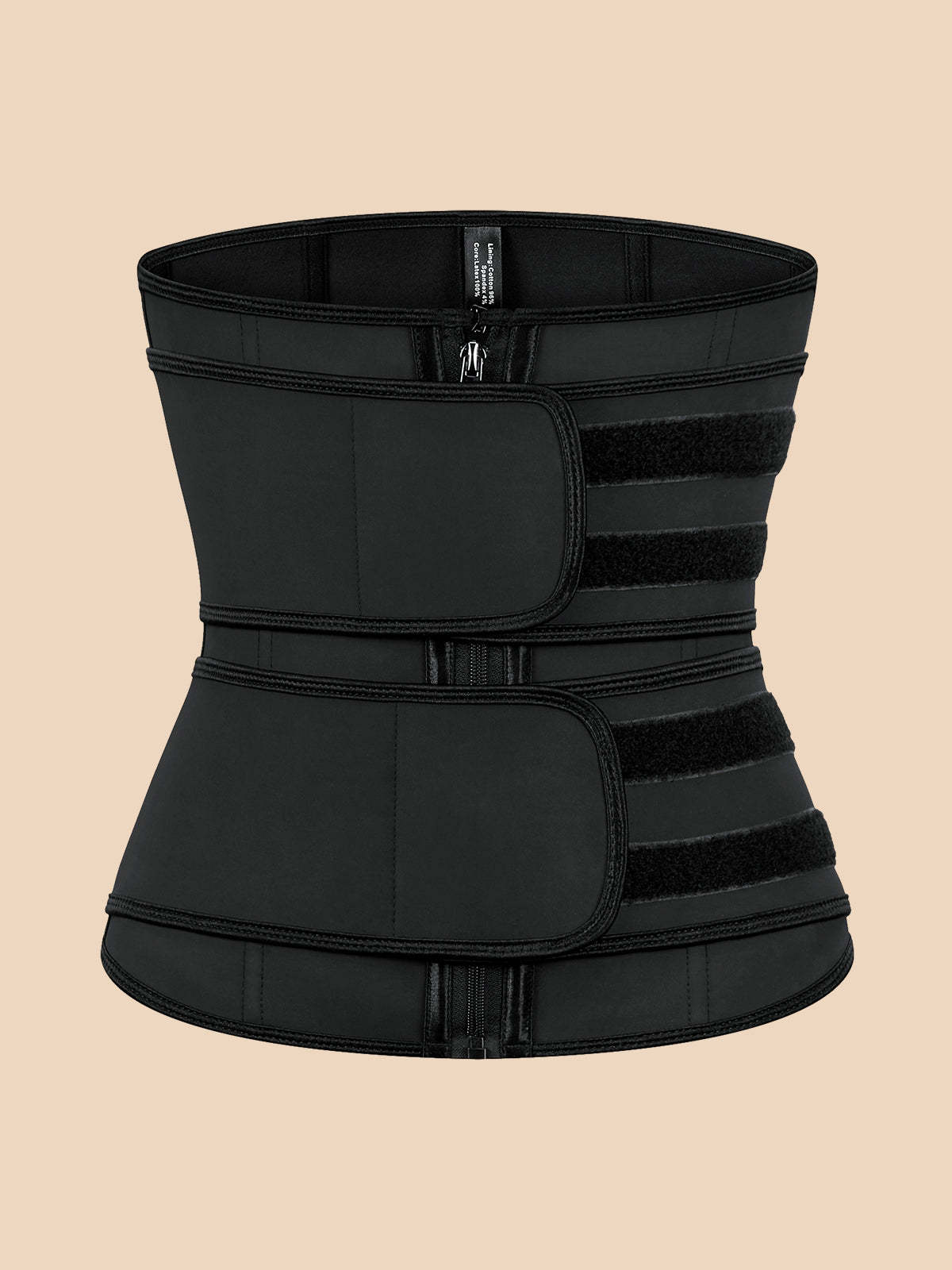 Corset serre-taille double ceinture pour femme