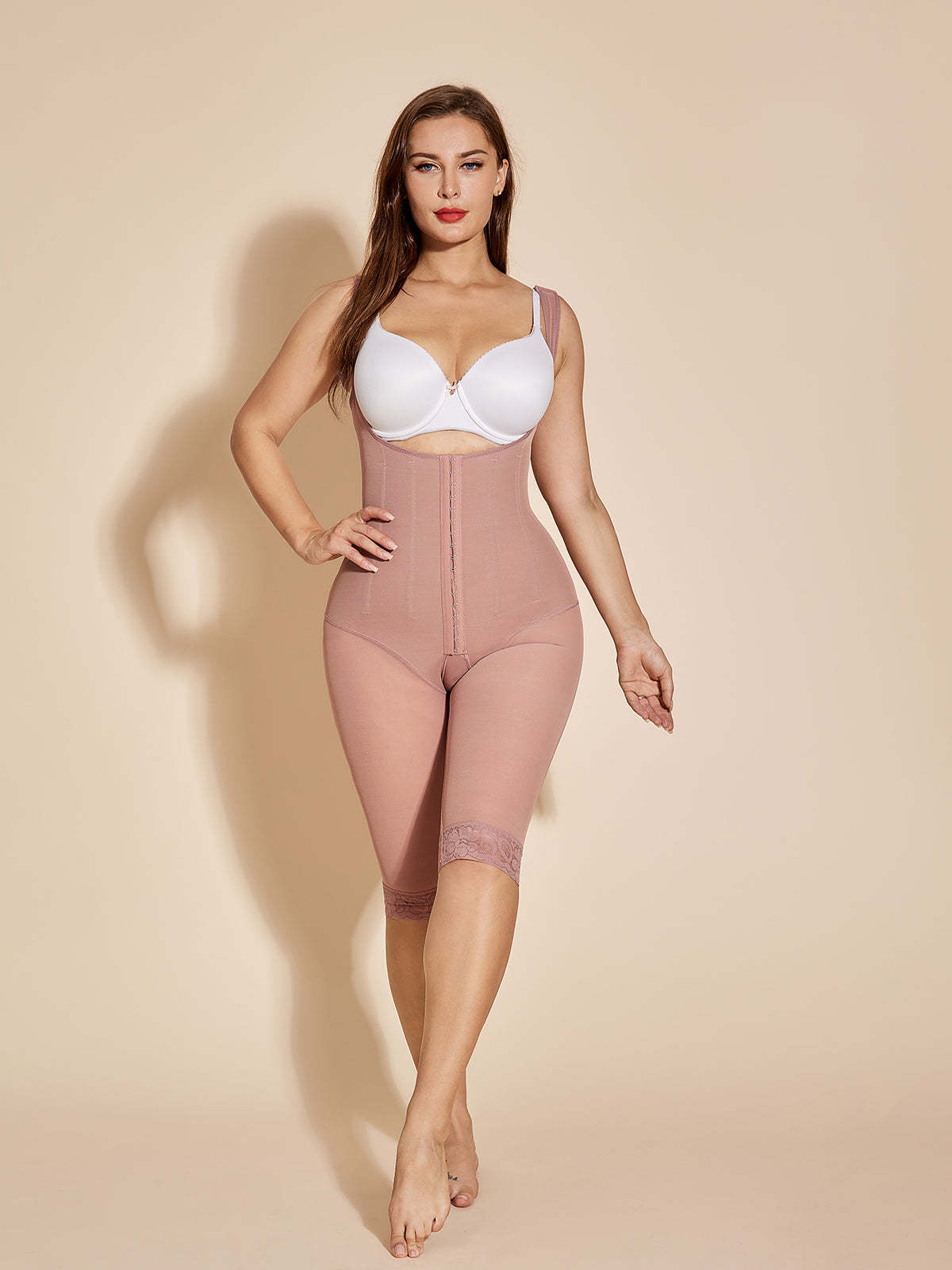 Fajas Colombianas Tummy Control Shapewear Buste ouvert avec os de colle Body Shaper haute compression
