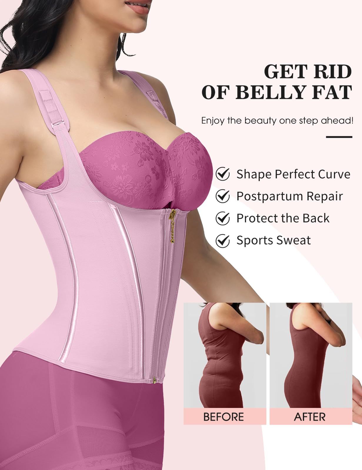 Gilet de taille corset en latex extrême – Image 13