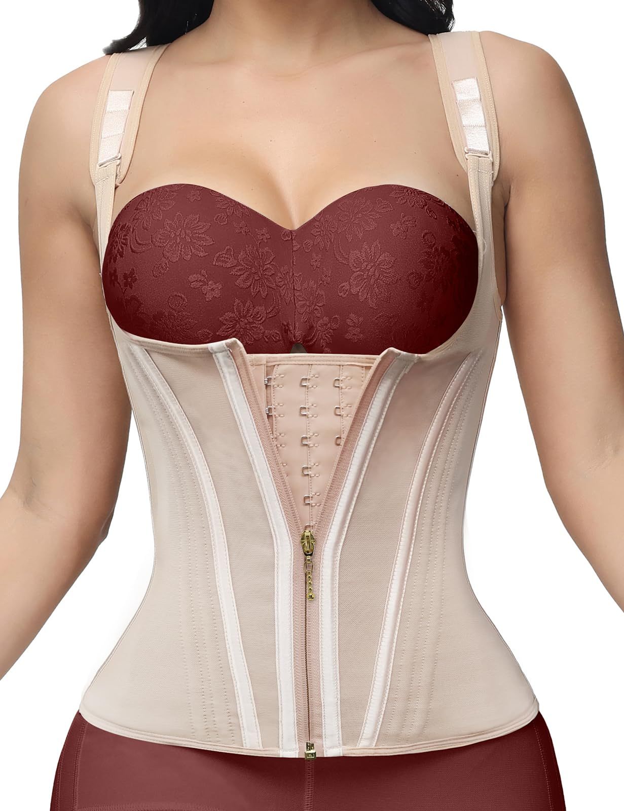 Gilet de taille corset en latex extrême – Image 2