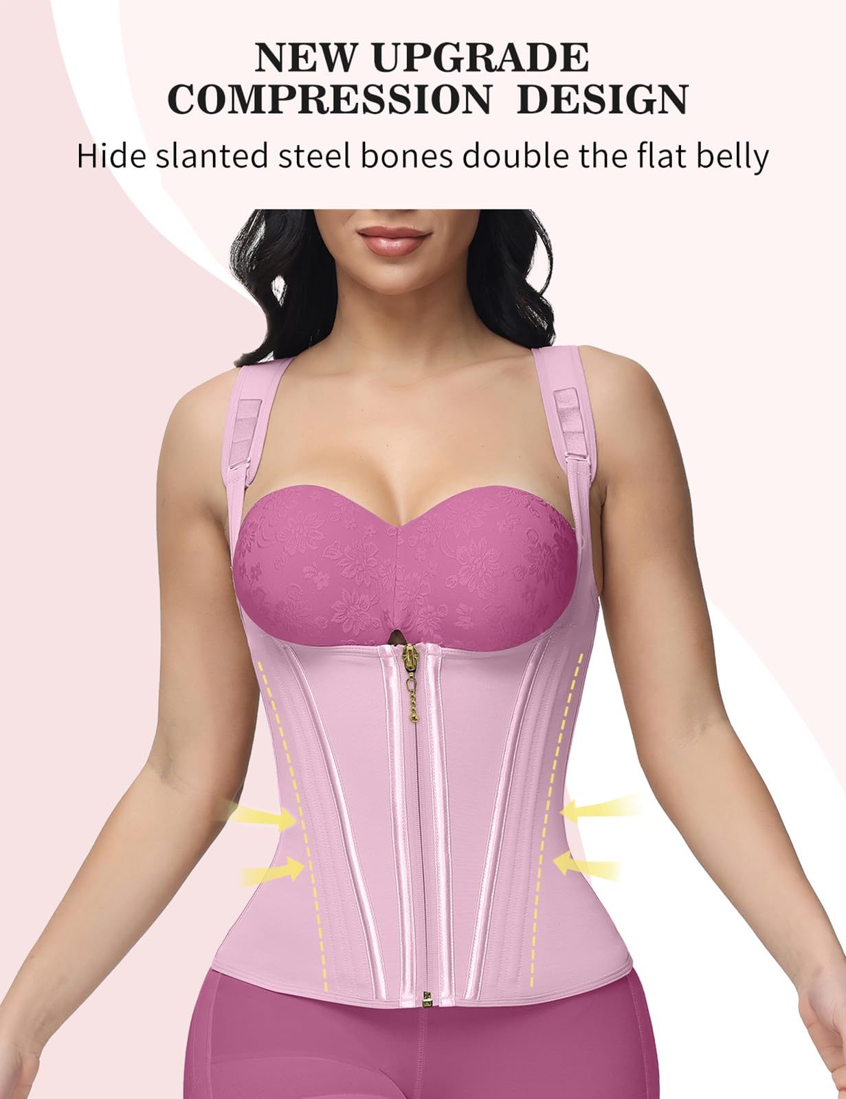 Gilet de taille corset en latex extrême – Image 12