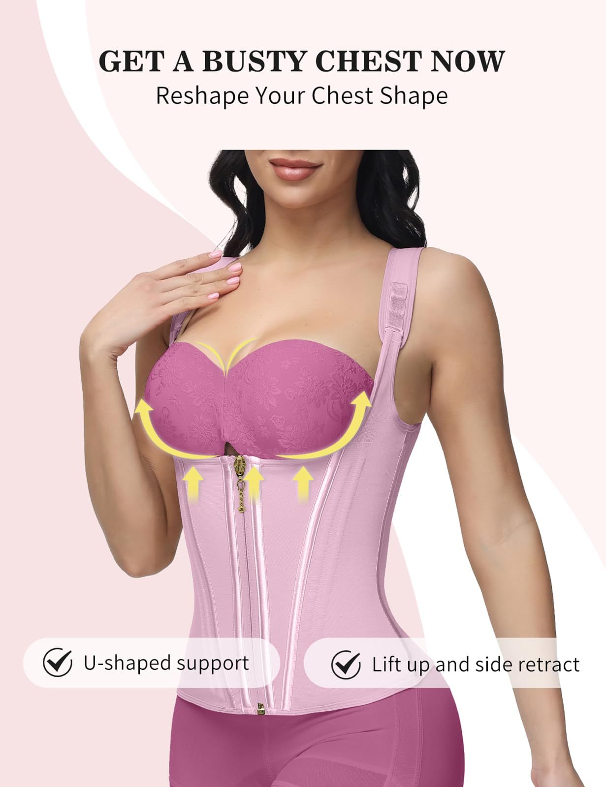 Gilet de taille corset en latex extrême – Image 29