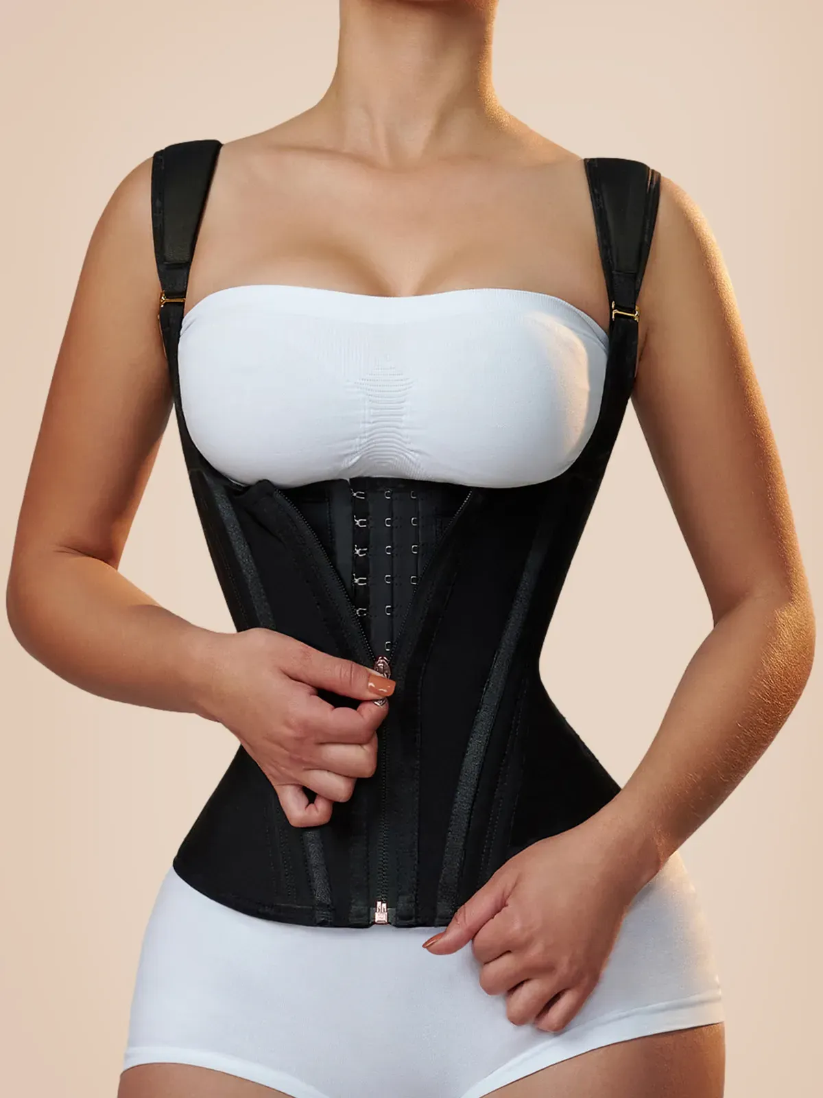 Gilet de taille corset en latex extrême – Image 19