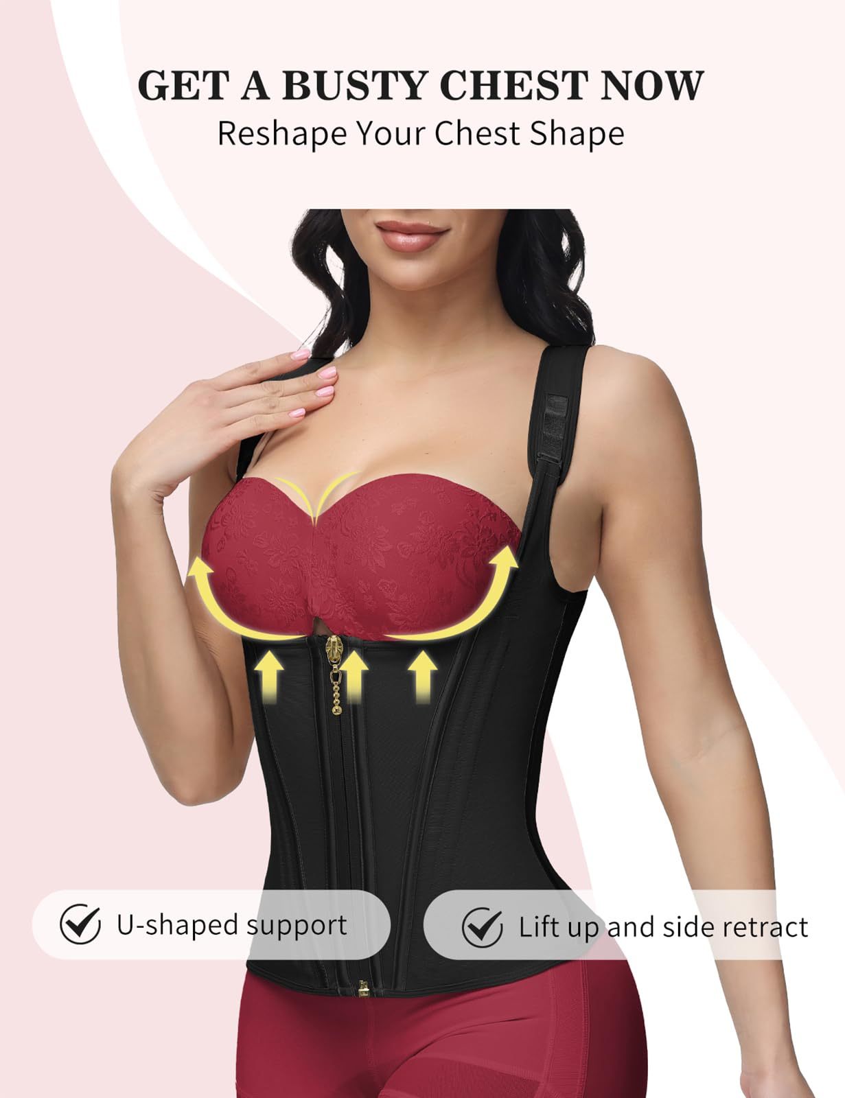 Gilet de taille corset en latex extrême – Image 17