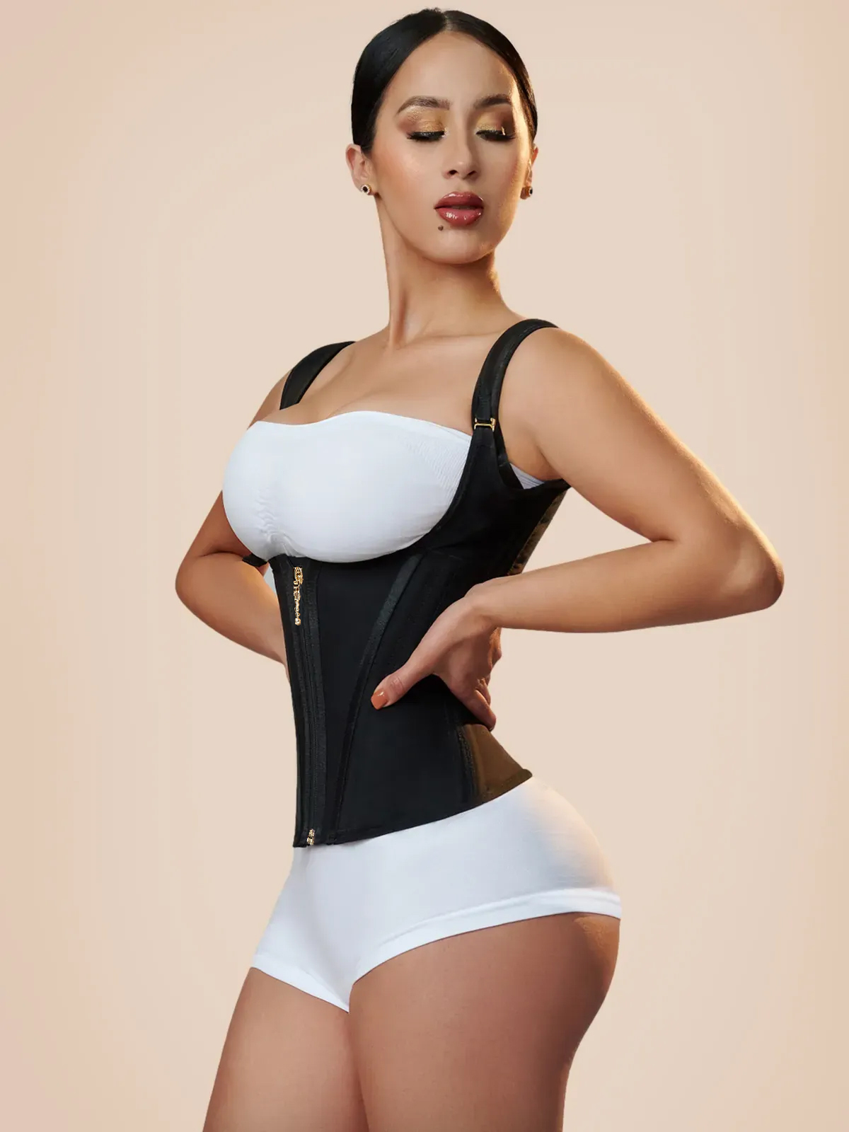 Gilet de taille corset en latex extrême – Image 11