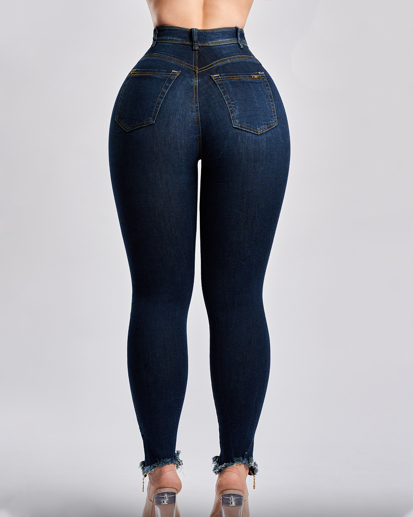 Jean skinny push-up grande taille pour femme Heavenly
