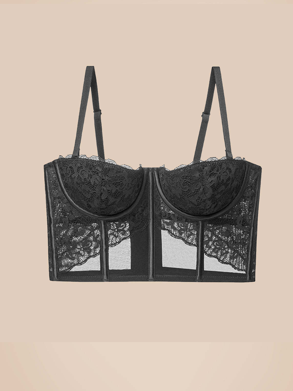 Soutien-gorge français sexy en arête de poisson