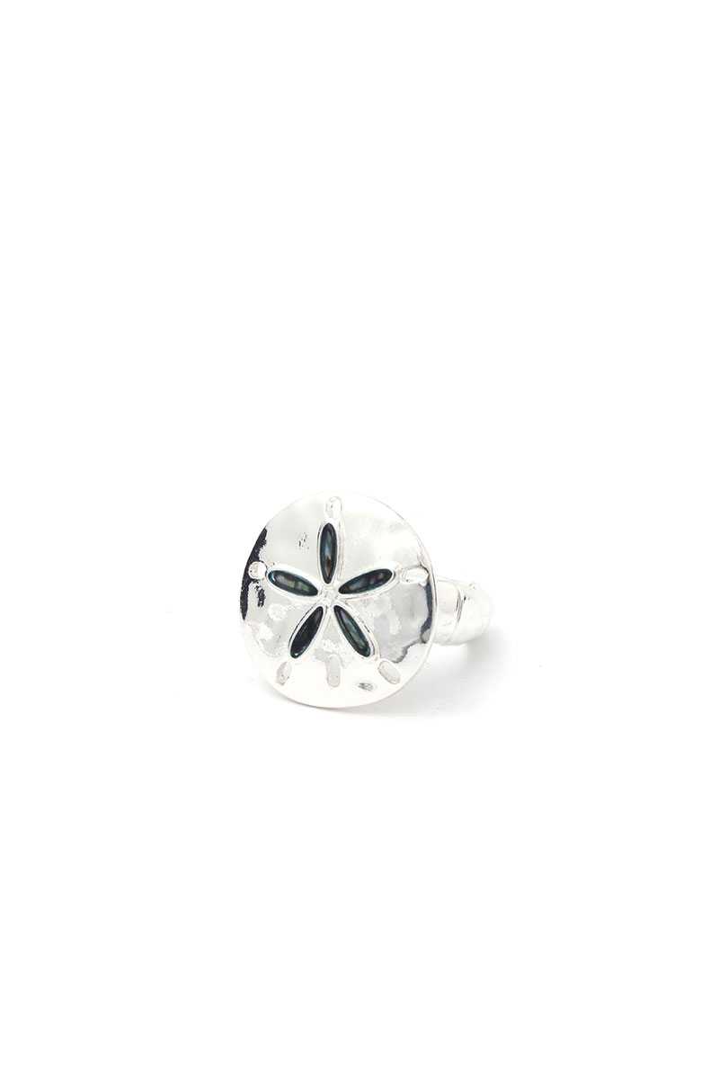 Bague extensible en forme de dollar de sable